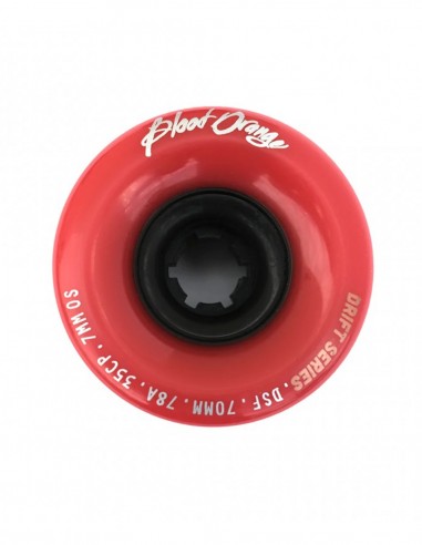 BLOOD ORANGE Drift 70 mm - Red - Longboard wheels