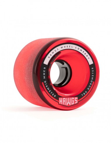 HAWGS Fatty 63mm - Clear Red - Rollen 