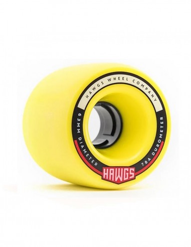 HAWGS Fatty 63mm - Yellow - Rollen von Longboard