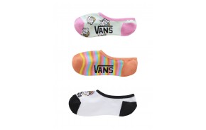 VANS Rainbow Rider Canoodle - Multi - Pack of 3 Socks