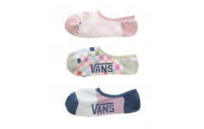 VANS Checkerboard Canoodle - Multi - Pack de 3 Socquettes