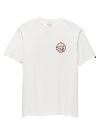 VANS Circle Checker - Weiß - T-Shirt