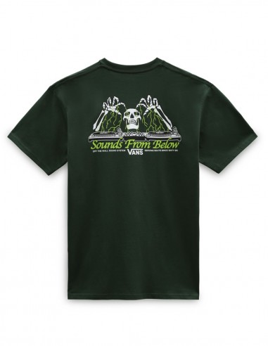 VANS Sounds From Below - Green - T-shirt