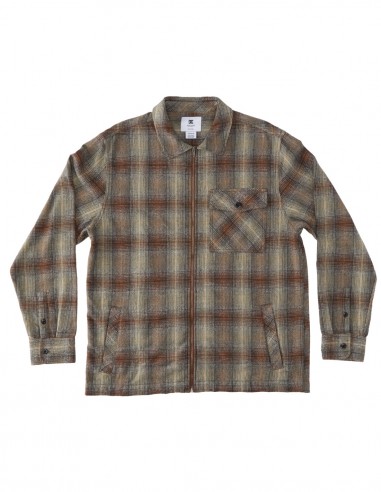 DC SHOES Canyon - Bison/Plaza Toupe Plaid - Chemise Manches longues