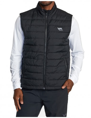 RVCA Packable Puffa - Black - Veste sans manches