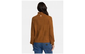 RVCA Vineyard - Workwear Brown - Pull Col Roulé Femme