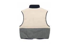 ELEMENT Lake Crop - Multicolor - Women's Sleeveless Sherpa Jacket