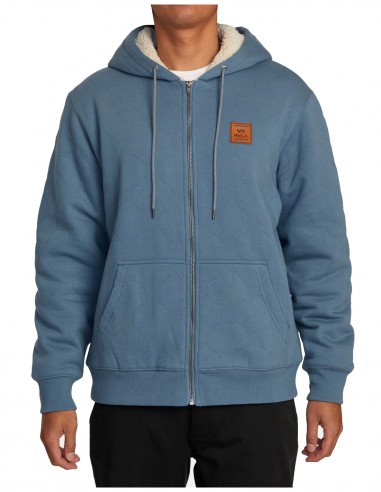 RVCA Arrow - Industrial Blue - Polaire zippée Homme