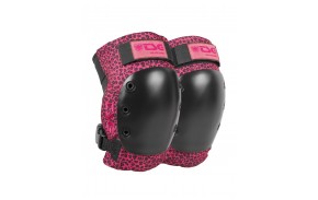 TSG Roller Derby 2.0 Knee Pad - Genouillères Leopard Rose