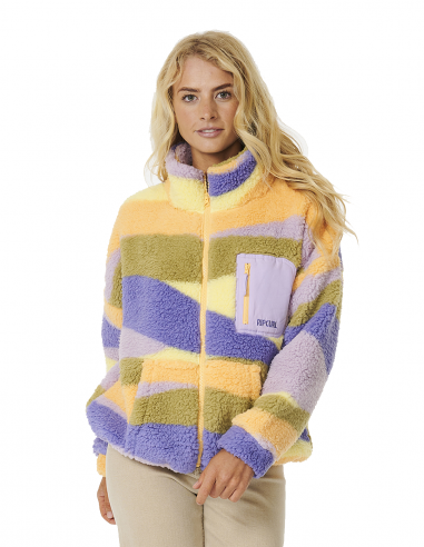 RIP CURL Sunrise Wavy Polar - Multicolor - Fleece-Sweatshirt