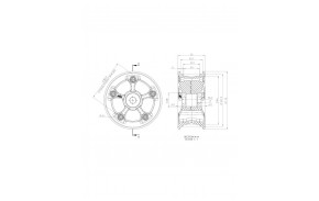 MBS Fivestar - Mountainboard rims (dimensions)