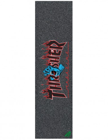 SANTA CRUZ x THRASHER Screaming Flame 11" - Grip de skate