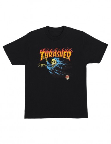 SANTA CRUZ x THRASHER O'Brien Reaper - Black - T-shirt