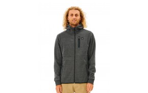 RIP CURL Departed Anti Series - Charcoal Marle - Kapuzenpullover