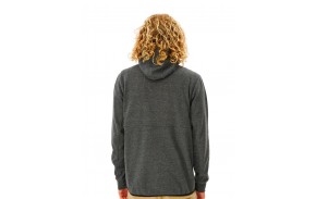 RIP CURL Departed Anti Series - Charcoal Marle - Sweat à capuche Homme