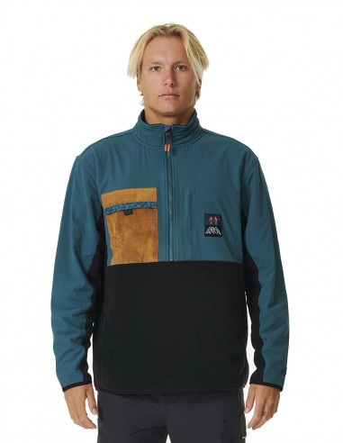 RIP CURL Anti Series Journey - Blue Green - Sweat à col rond