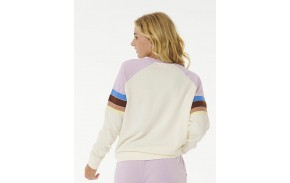 RIP CURL Surf Revival Raglan - Lilac - Sweat col rond crewneck