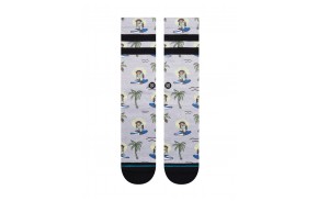 STANCE Surfing Monkey - Grey - Chaussettes de skate