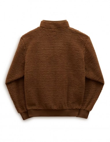 VANS Happy Camper Quarter Zip - Marron - Sweat polaire