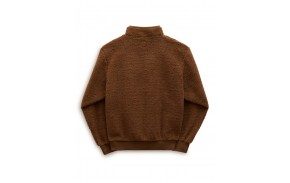 VANS Happy Camper Quarter Zip - Marron - Sweat polaire