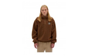 VANS Happy Camper Quarter Zip - Braun - Wollfleece