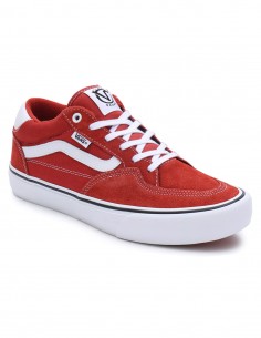 VANS Rowan - Red/White - Chaussures de skate