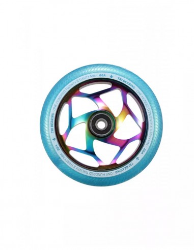 BLUNT Tri Bearing 120 mm - Noir/Turquoise - Roue de Trotinnette Freestyle