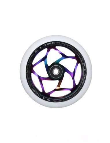 BLUNT Tri Bearing 120 mm - Oil Slick/Blanc - Roue de Trotinnette Freestyle