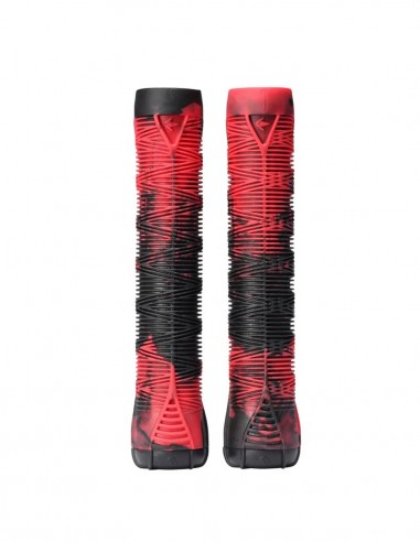 BLUNT Hand Grips V2 - Rouge/Noir - Poignées pour trottinette freestyle