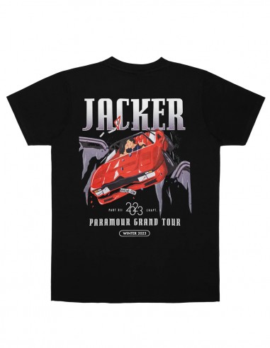 JACKER Grand Tour - Schwarz - T-Shirt