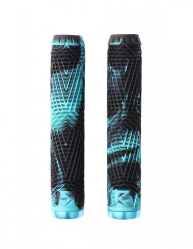 BLUNT Hand Grips Will Scott - Noir/Turquoise - Poignées pour trottinette freestyle