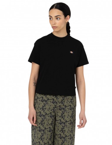 DICKIES Oakport Boxy - Noir - T-shirt Femme