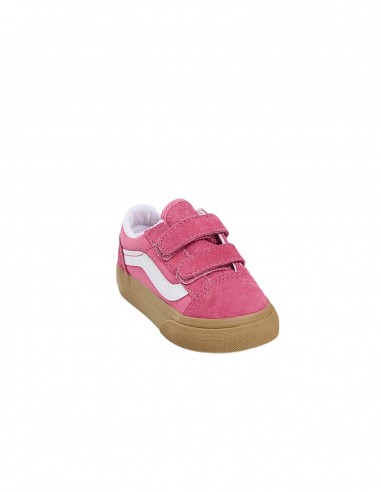 VANS Old Skool V Gum - Rose - Chaussures Enfants