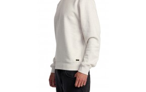 RVCA Dayshift Crew - Oatmeal Heather - Sweat Homme