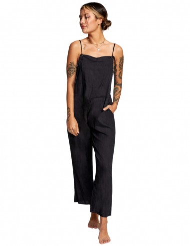 RVCA Zula Jumper - True Black - Jumpsuit