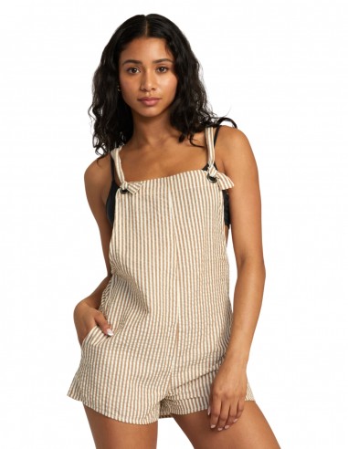 RVCA Standard Romper - Workwear Brown - Combishort