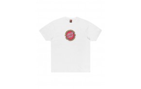 SANTA CRUZ Speed MFG Dot Front - Blanc - T-shirt