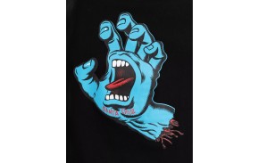 SANTA CRUZ Screaming Hand Chest - Schwarz - T-Shirt