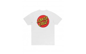 SANTA CRUZ Classic Dot Chest - Blanc - T-shirt