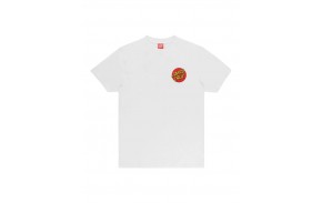 SANTA CRUZ Classic Dot Chest - Weiß - T-Shirt