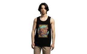 SANTA CRUZ Vest Breaker Dot Front - Black - T-shirt