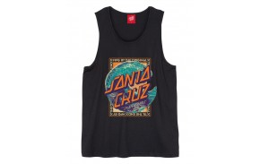 SANTA CRUZ Vest Breaker Dot Front - Black - T-shirt