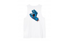 SANTA CRUZ Vest Screaming Hand - Weiß - T-Shirt