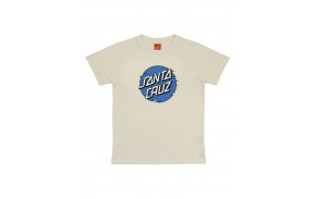 SANTA CRUZ Youth Vivid Other Dot Front - Light Grey - T-shirt Enfant