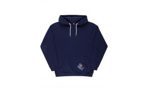 SANTA CRUZ Melting Hand - Midnight Blue - Kapuzen-Sweatshirt