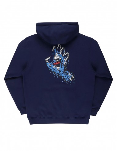 SANTA CRUZ Melting Hand - Midnight Blue - Hoodie