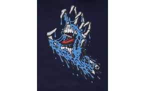 SANTA CRUZ Melting Hand - Midnight Blue - Hoodie