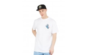 SANTA CRUZ Melting Hand - Blanc - T-shirt