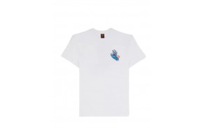 SANTA CRUZ Melting Hand - Blanc - T-shirt