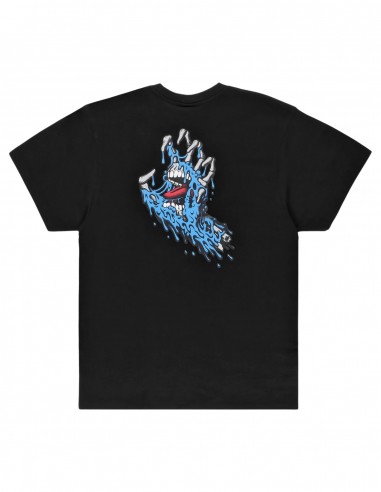 SANTA CRUZ Melting Hand - Noir - T-shirt